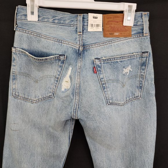 Levi's Premium 501 150th Anniversary Edition Straight Leg Jeans Size 28x32 NWT - Picture 4 of 13